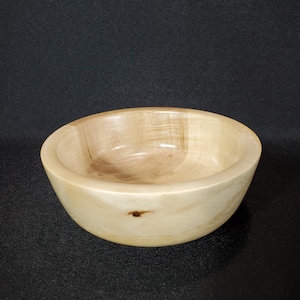 Decorative Hand Turned Small Maple Bowl #217, Hand Made Wooden Bowl, Quilted Bowl, 2.25&quot;h x 5.75&quot;d, Candy Dish, Change Dish