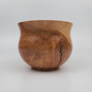 Decorative Hand Turned Small Maple Bowl #567, Handmade Wooden Bowl, Figured Bowl, 4&quot; Tall and 5.25&quot; Diameter