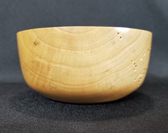 Hand Turned Birch Bowl, Hand Made Wooden Bowl, Change Dish, Candy Dish, 2.5"h x 5.5"d