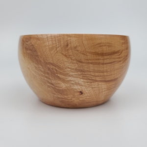 Decorative Hand Turned Small Maple Bowl #554, Handmade Wooden Bowl, Figured Bowl, Candy Dish, 3.75&quot; Tall and 5&quot; Diameter