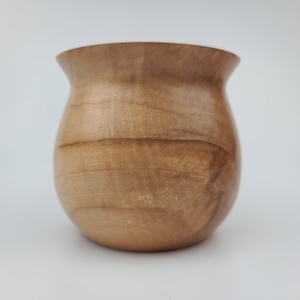 Decorative Hand Turned Small Maple Bowl #526, Handmade Wooden, Figured Bowl, Spalted Bowl, 3.75&quot; Tall and 4&quot; Diameter