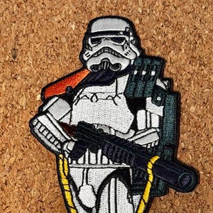 Star Wars Sandtooper 4&#39; Patch Sandy TD Empire Moral Patch Standard and Hook backing