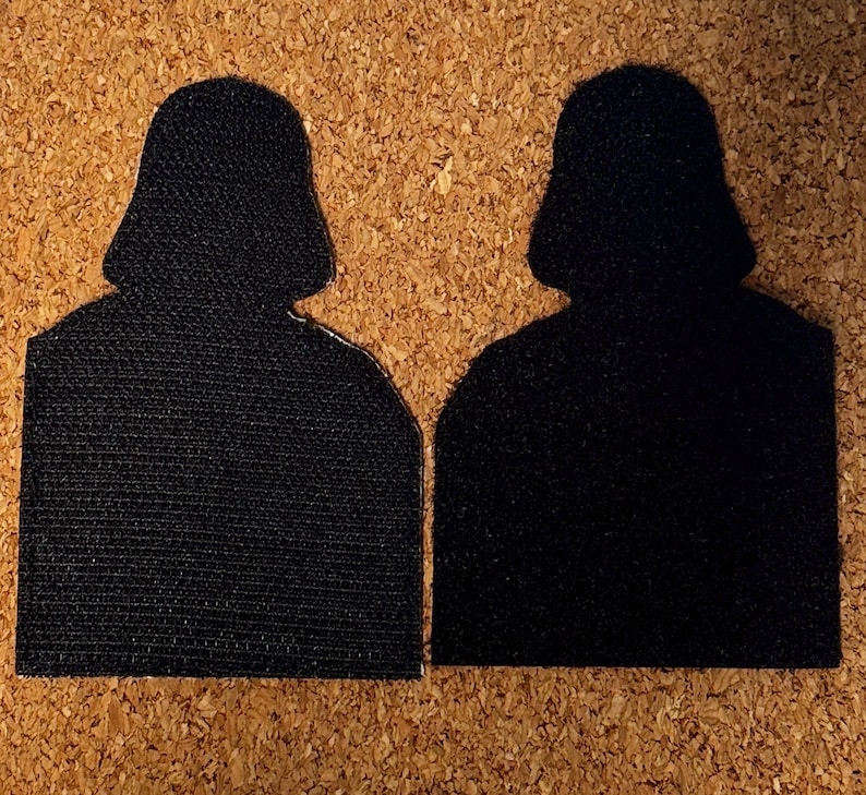 Sith Lord Darth Vader 4” Patch Star Wars Moral standard and hooked backing image 2