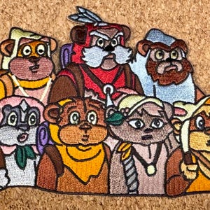 Patch de desenho animado Ewoks: aplique Endor de Star Wars - 5" de largura
