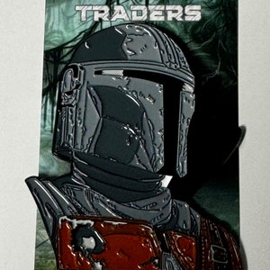 Star Wars Mando The Mandalorian 2,5 ”Anstecknadel Kopfgeldjäger 501st Grougu Mudhorn Clan