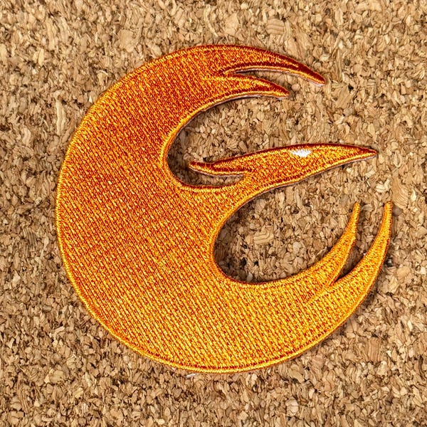 Parche de 3,5” con el logotipo de Sabine Wren, Phoenix Starbird, Rebels, Star Wars, Mandalore, Mando