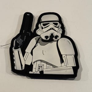 Star Wars TK Stormtrooper PVC Morale Hook Back 4” Patch
