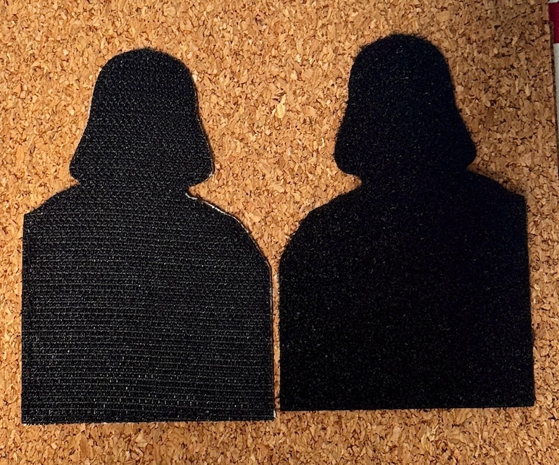 Sith Lord Darth Vader 4” Patch Star Wars Moral standard and hooked backing image 3
