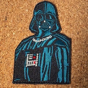 Sith Lord Darth Vader 4” Patch Star Wars Moral standard and hooked backing image 4