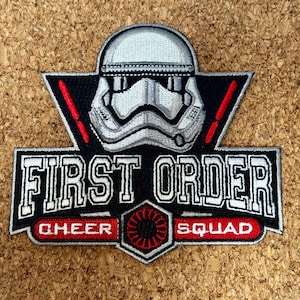 Parche del equipo de animadoras de la Primera Orden de 4" de Star Wars
