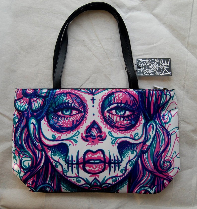Revive Ii By Carissa Rose Large Purse Day Of The Dead Etsy