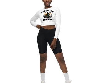 Bad Witch Energy Long Sleeve Crop