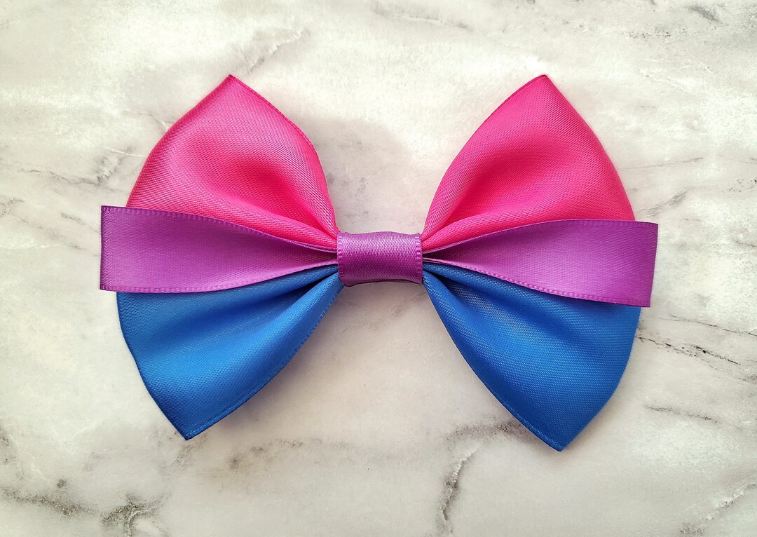 Bisexual Pride Bow - Etsy