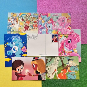 Random characters postcards/ character note cards/ different movie postcards