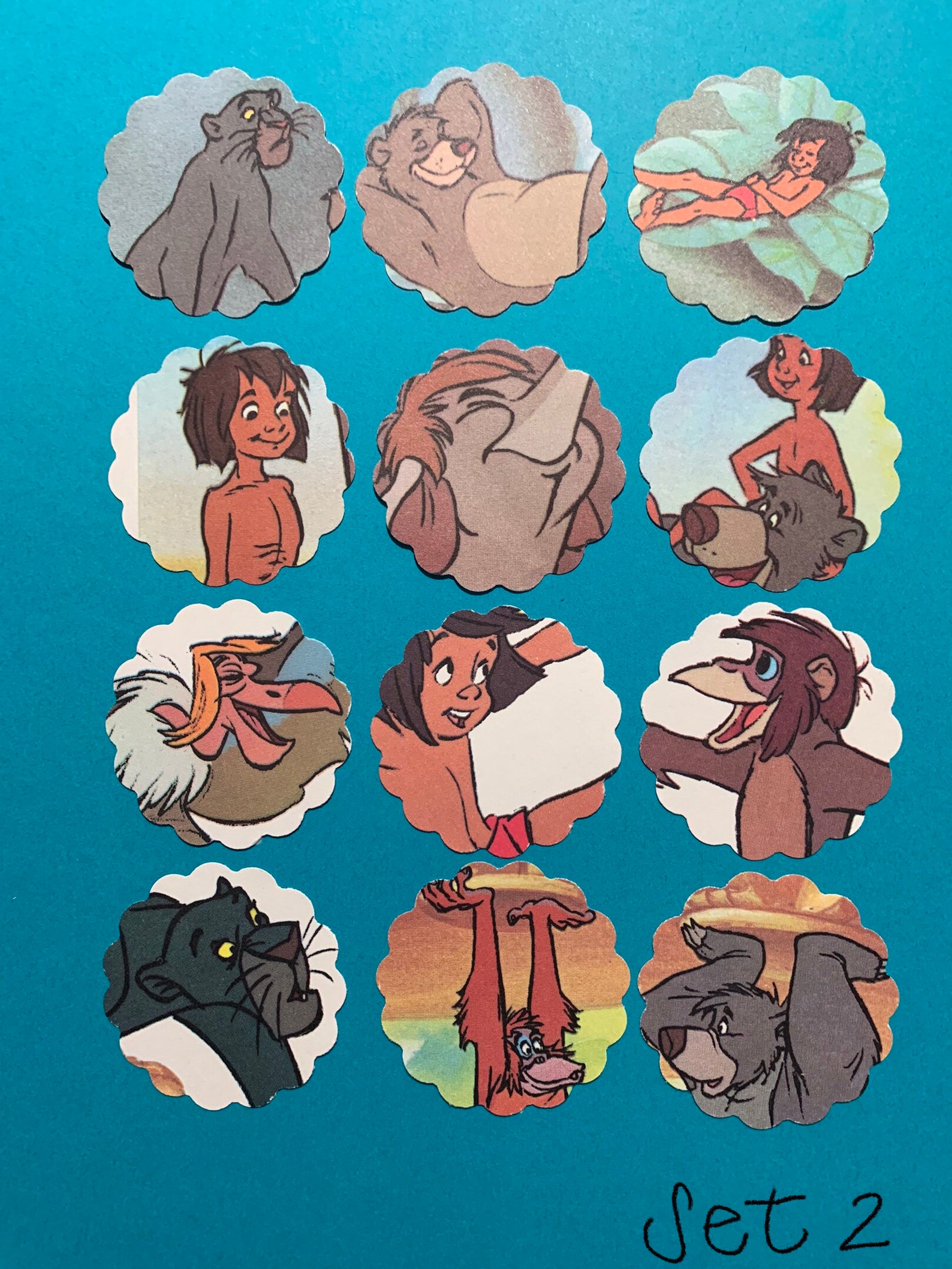 The Jungle Book Cupcake Toppers/ Tags/ Straws Etsy