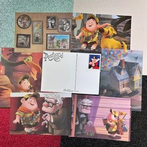 Up postcards/ Disney postcards/ Pixar note cards/ Pixar postcard