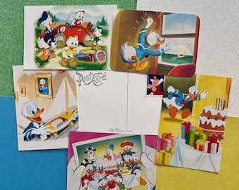 Donald Duck and Friends postcards/ Disney postcards/ Disney blank note cards