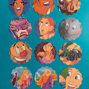 Hercules cupcake toppers/ tags/ straws