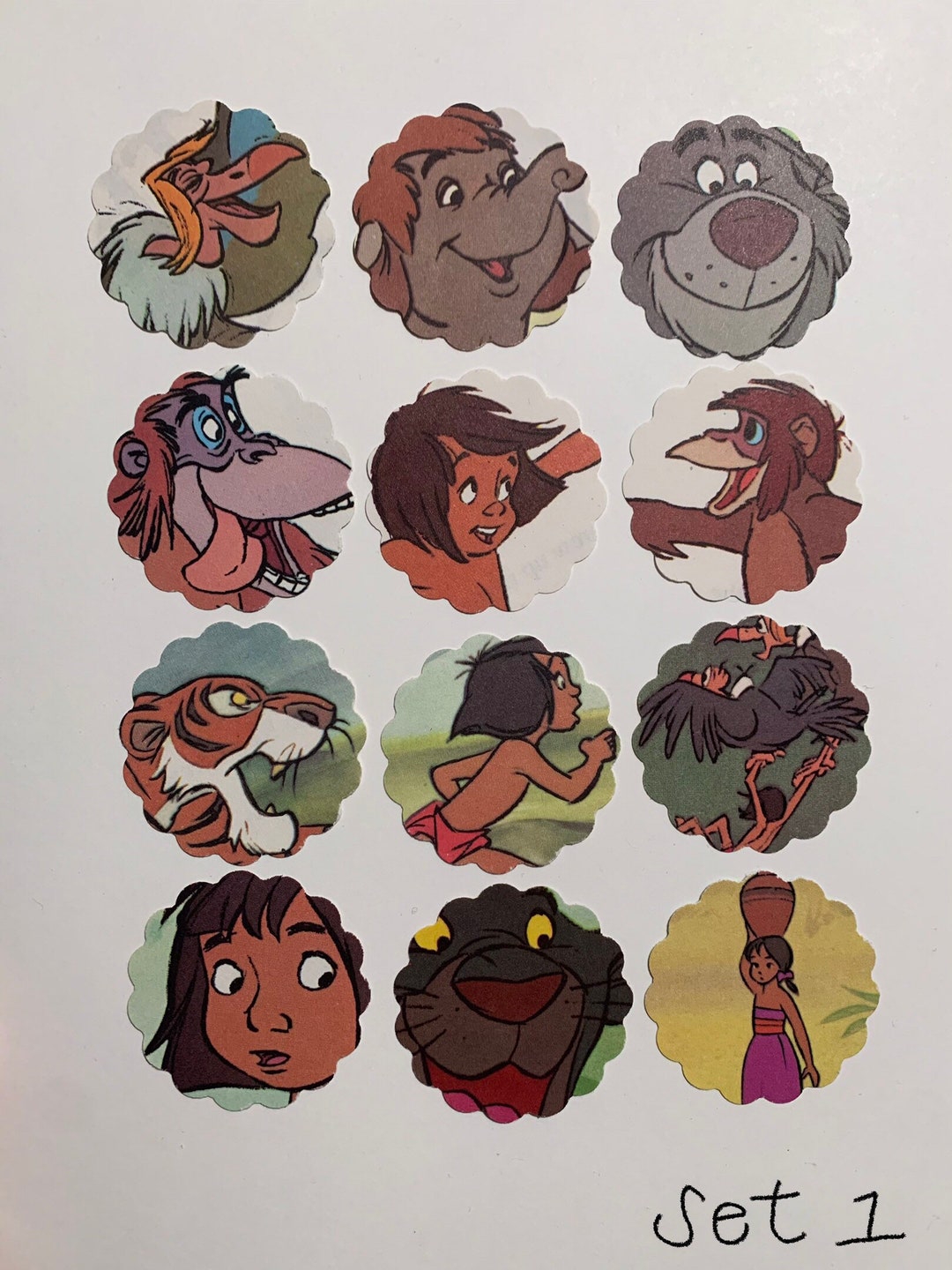 The Jungle Book Cupcake Toppers/ Tags/ Straws Etsy