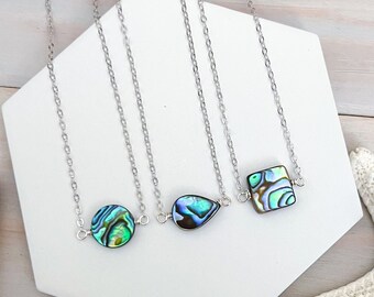 Abalone Shell Layering Necklace