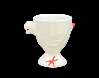 Westmoreland White Milk Glass Vintage Chick Egg Cup