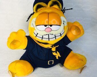 garfield plush with suction cups
