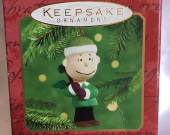 NIB Hallmark Keepsake Christmas Ornament Linus 1999 4th in Series Handcrafted