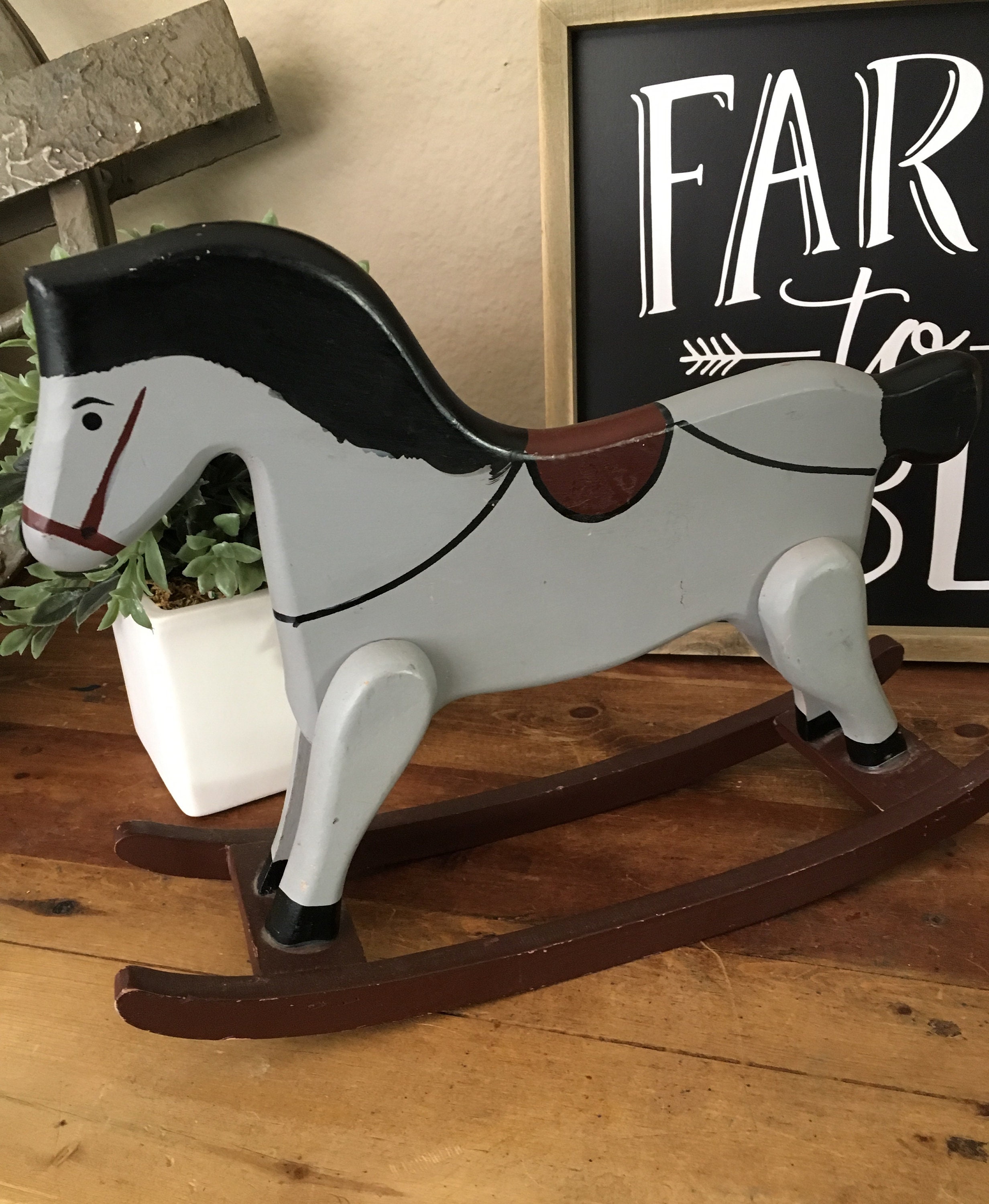 1980s rocking horse