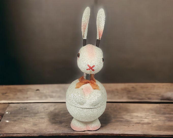 Antique German Nodder Paper Mache Bunny Rabbit Candy Container - Etsy