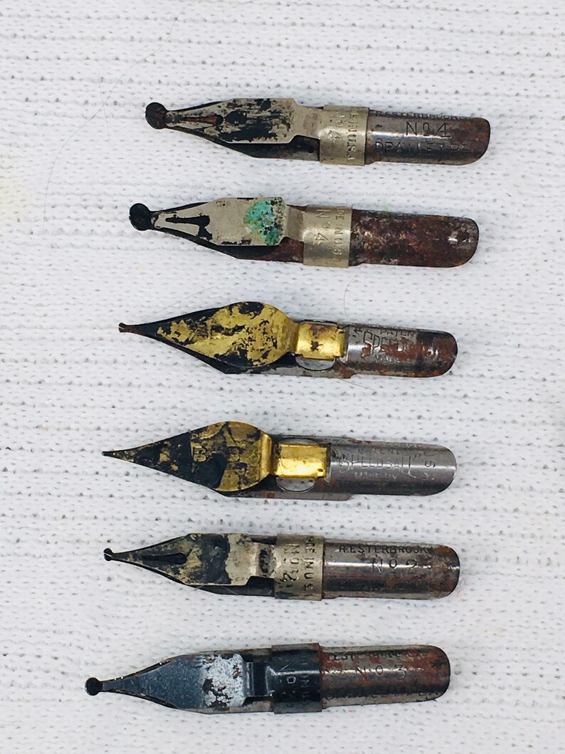 Vintage Hanover 70 & Leader Fountain Pens With Vintage Nibs Etsy