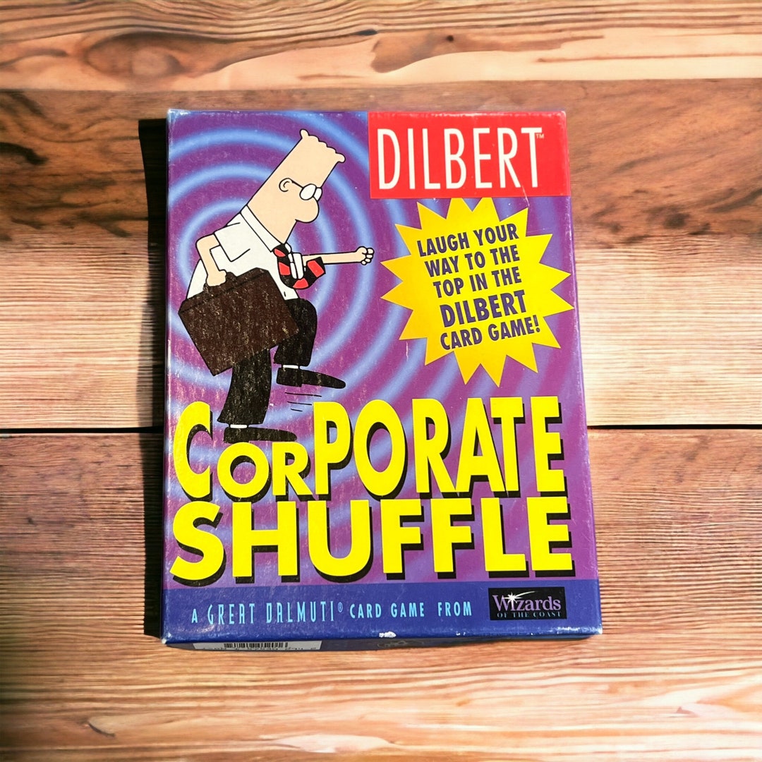Dilbert Corporate Shuffle Card Game by Wizards of the Coast new Etsy Dilbert Corporate Shuffle Card Game by Wizards of the Coast new Etsy