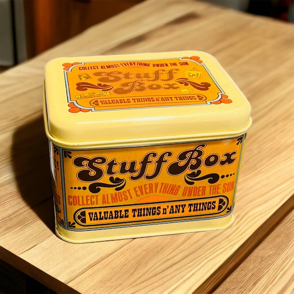 Cheinco Housewares 'Stuff box' Tin Container