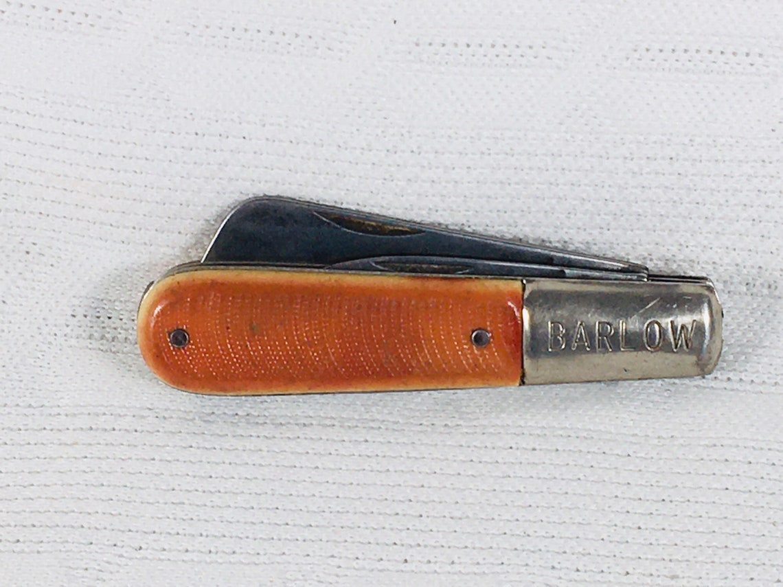 Barlow Two Blade Folding Pocket Knife Sheepsfoot Blade Prov. Etsy