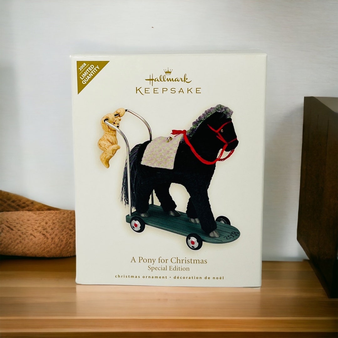 Hallmark A Pony for Christmas Limited Quantity Christmas Etsy