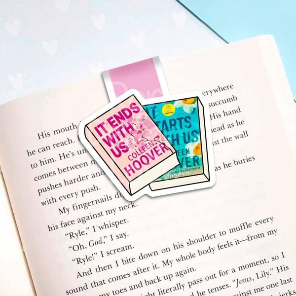 Colleen Hoover magnetic bookmark for women, romance book lover gift, it's a coho thing bookmark, page marker for planner, smutsville, best