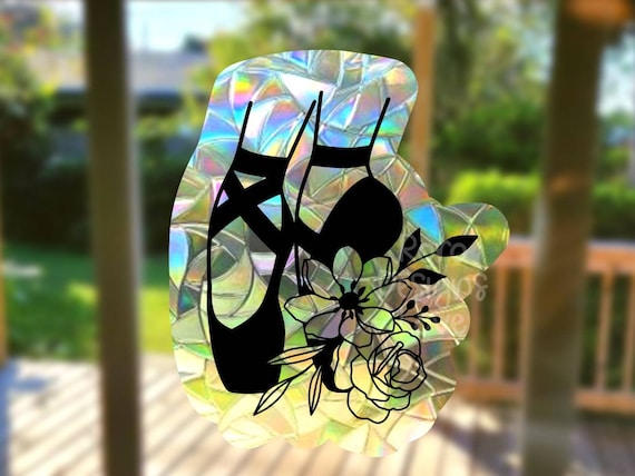 dance suncatcher sticker for windows, dance studio decor, prism sticker, dancer gifts for teens, ballerina nursery decor, ballet gifts for