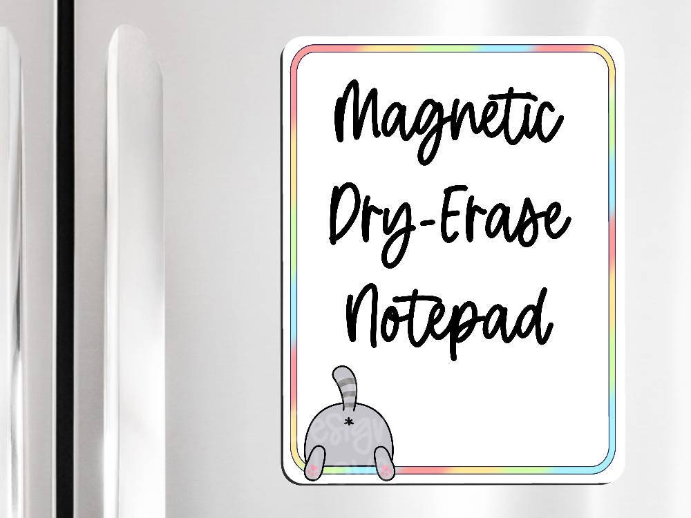 Cat-Shaped Light-Up Dry Erase Board