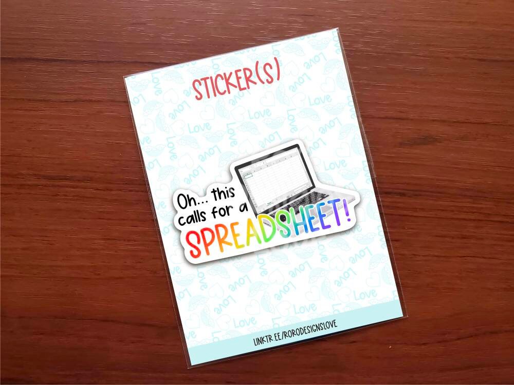 oh this calls for a spreadsheet sweatshirt