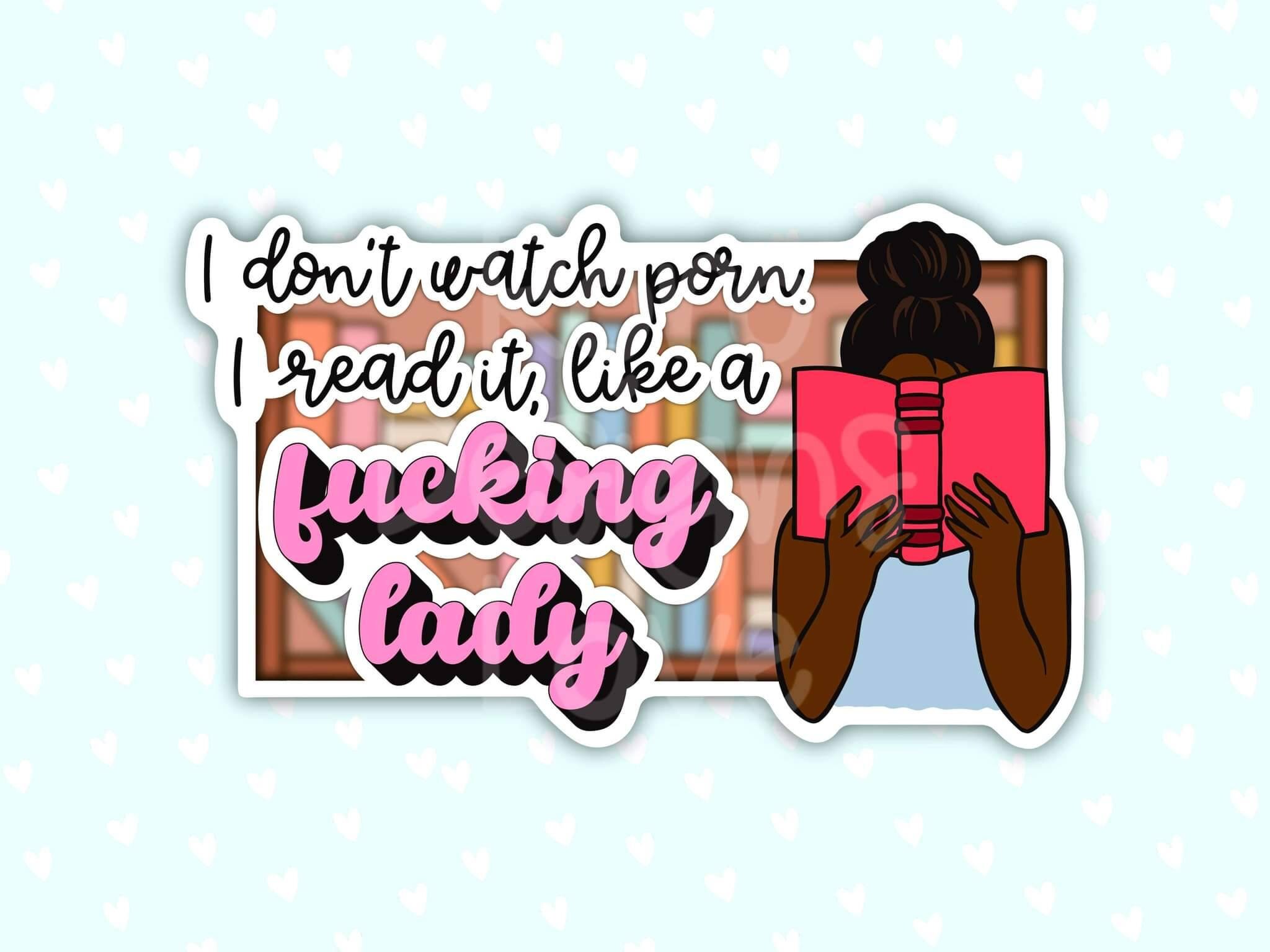 I Dont Watch Porn Smut Stickers for Laptop, Enemies to Lovers Fanfic  Stickers for Women, Alpha Beta Omega Spicy Book Stickers, Reverse - Etsy  Finland