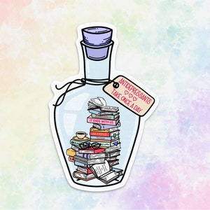 If you're happy and you know it it's your meds sticker, reader gifts for best friend, probably reading smut sticker, mental health awareness