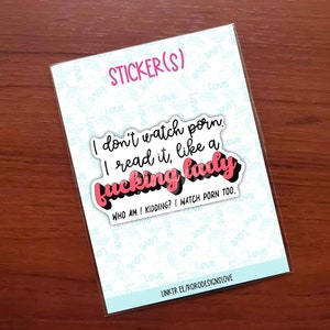 spicy book stickers for book journal, smut stickers for laptop, smut reader book club gifts, friends to lovers fanfiction stickers for women image 4