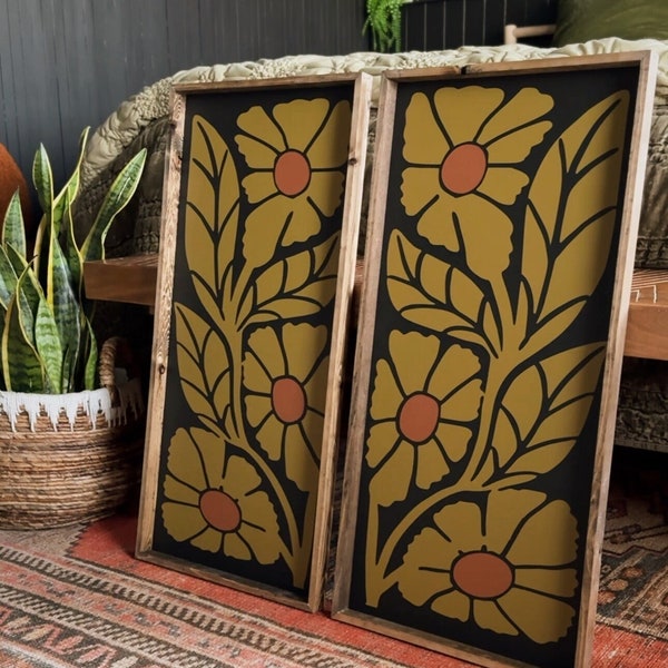 Floral de mediados de siglo