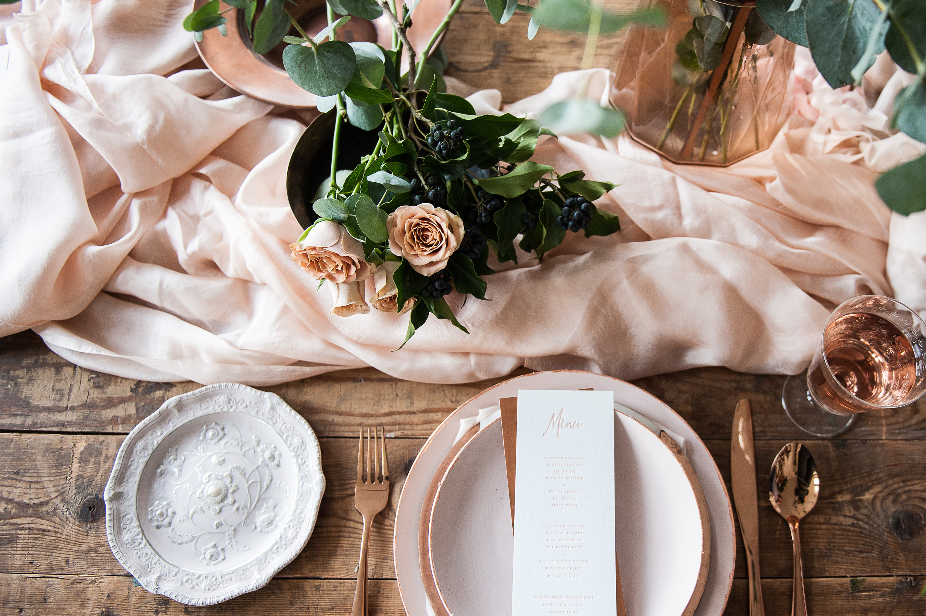 Peach silk table runner handdyed soft pale peach nude silk Etsy