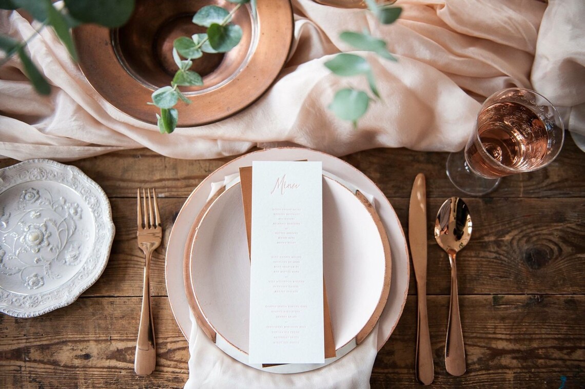 Peach Silk Table Runner Handdyed Soft Pale Peach Nude Silk Etsy