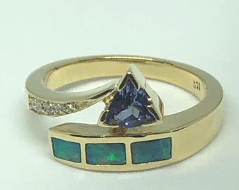 Tanzanite Gold Ring
