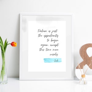 Failure is just another opportunity to grow. Iroh Digital Print. Avatar: The Last Airbender (ATLA)