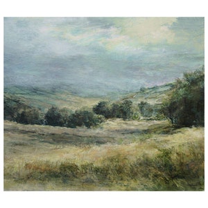 Swaledale Summer Landscape Art Print: Yorkshire Dales Oil Painting