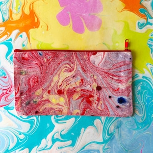 Marbled Zip Bag - Psychedelia