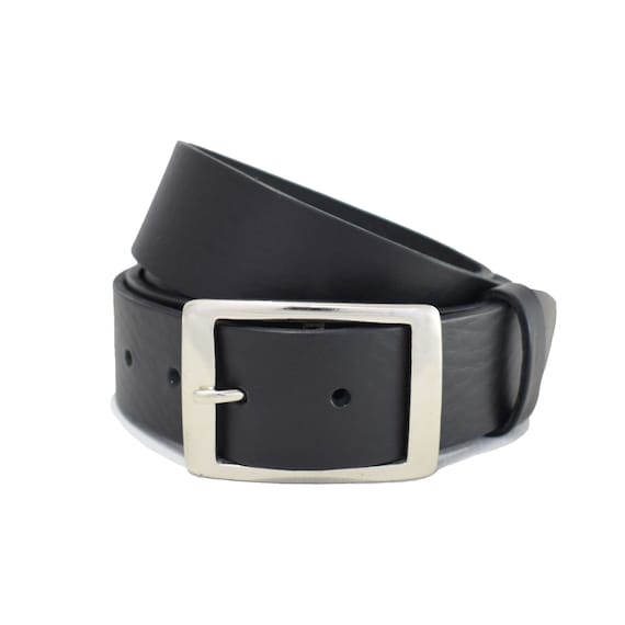 Strong Black Leather Belt - 1