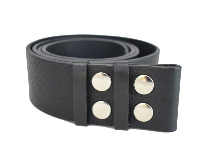 2 Inch Strap No Buckle - Leather Belt Strap 2 Inch - 50mm